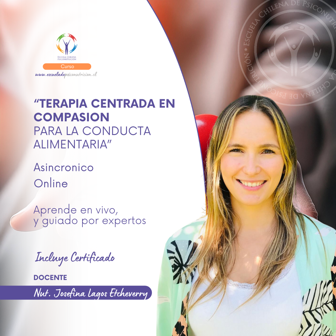 El curso asincrónico de Terapia Centrada en la Compasión 2026 Foto de la profesora josefina lagos de El curso asincrónico de Terapia Centrada en la Compasión 2026 psiconutrición